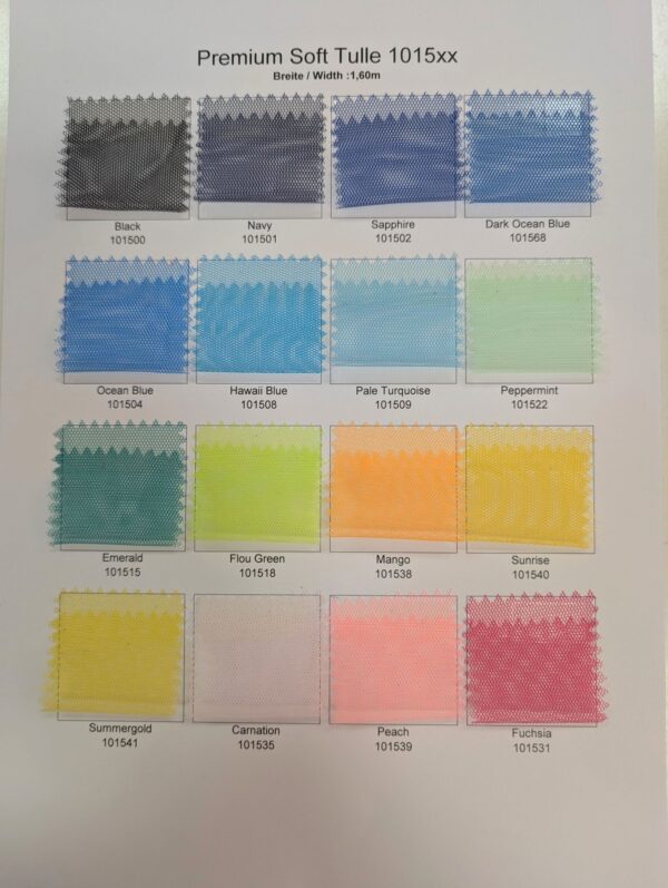Musterkarte Premium Soft Tulle 01
